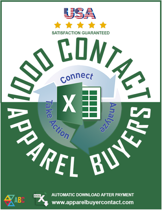 1000 USA Garment Buyers Contact List Apparel Buyer Contact