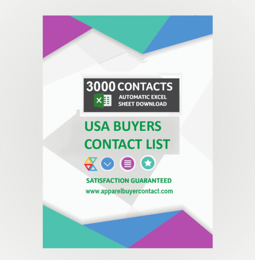 3000 USA Garment Buyers Contact List Apparel Buyers Contact