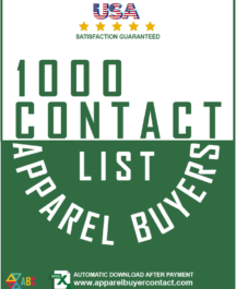 1000 USA garment and apparel buyers contact list