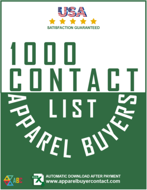 1000 USA garment and apparel buyers contact list