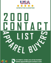 2000 Buyers of Garments and Apparel importers contact list