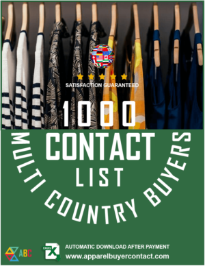 Multi Country Apparel Buyers List