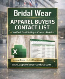 Bridal wear Boutique Clothing Stores Buyers Contact Details