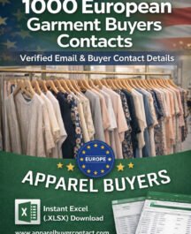 European clothing buyers contact list and garments importers contact details